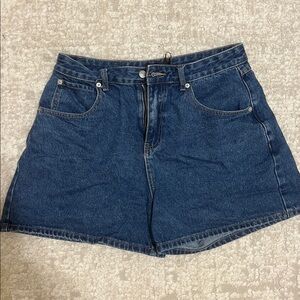 White Fox Denim Shorts
